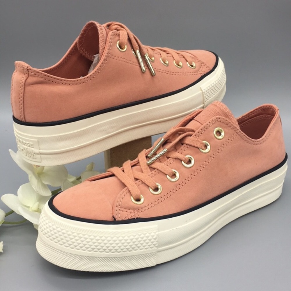Converse CTAS LIFT OX pink blush/blue/egret - Picture 5 of 8